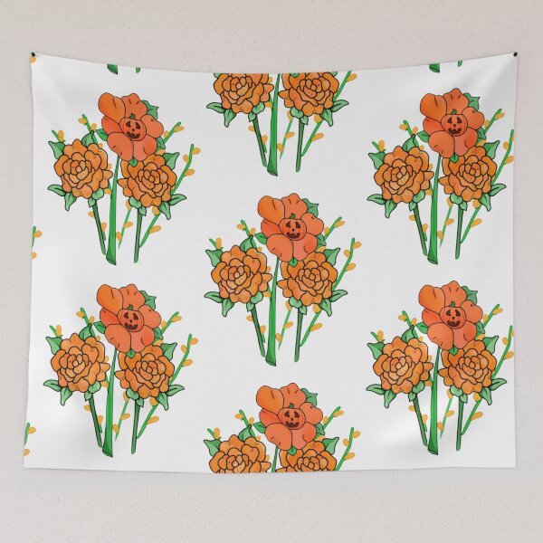 Item preview, Pumpkin flowers  designed and sold by Artistkhg.