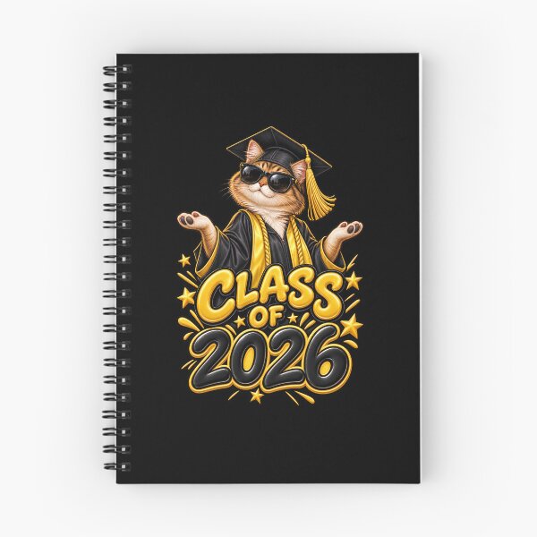 Item preview, Class of 2026 Funny Cat Graduation T-Shirt  designed and sold by cozydrops.