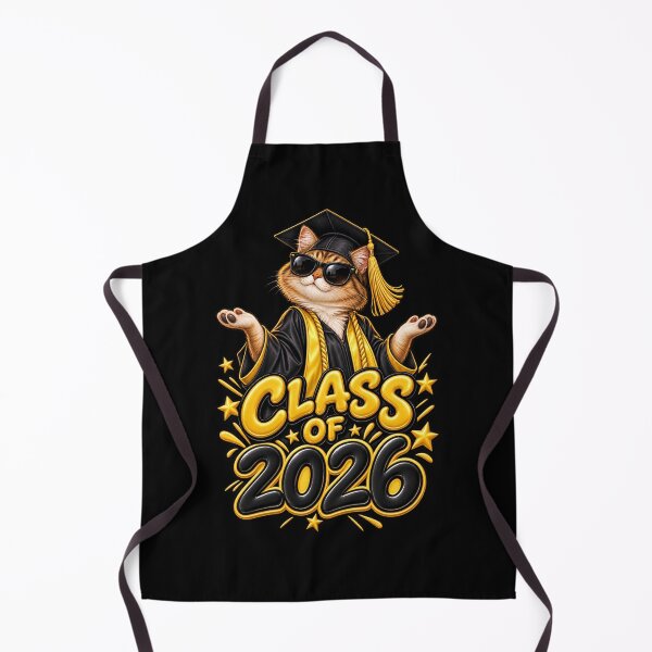Item preview, Class of 2026 Funny Cat Graduation T-Shirt designed and sold by cozydrops.