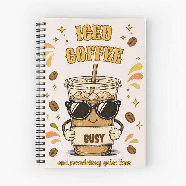 Item preview, Iced Coffee Club Cute Funny Coffee Lover designed and sold by Karolisa.