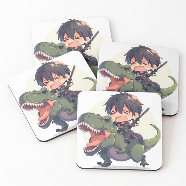 Item preview, Kirito Sword Art Online Chibi Dinosaur Rider Moonlit Adventure designed and sold by Dashsopaner.