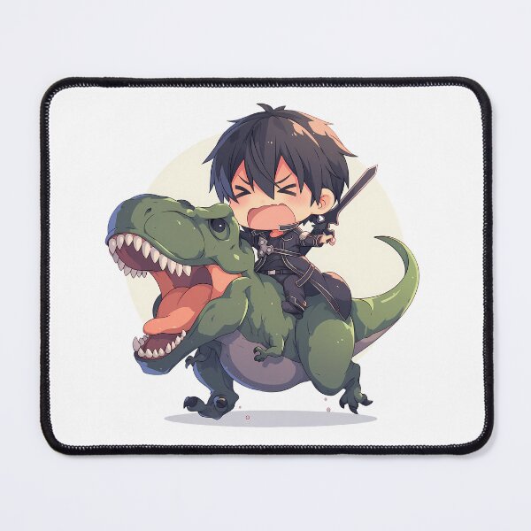 Item preview, Kirito Sword Art Online Chibi Dinosaur Rider Moonlit Adventure designed and sold by Dashsopaner.