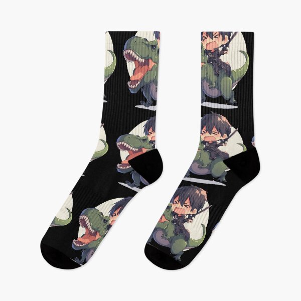 Item preview, Kirito Sword Art Online Chibi Dinosaur Rider Moonlit Adventure designed and sold by Dashsopaner.