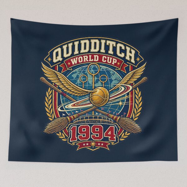 Item preview, 1994 Quidditch World Cup – Retro International Championship Badge designed and sold by thebirdbrand.