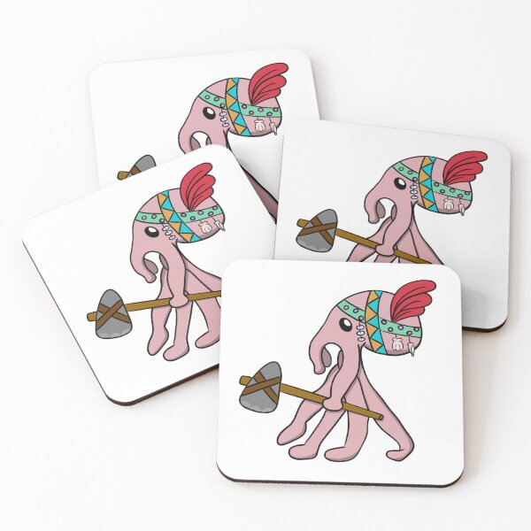 Item preview, Funny Octopus Warrior Stone Ax Cute Cephalopod Art designed and sold by The Soapiest Goat.