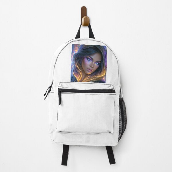 Item preview, Iridescent Glow Portrait – Futuristic Fantasy Makeup and Light Art designed and sold by D Digital Art.