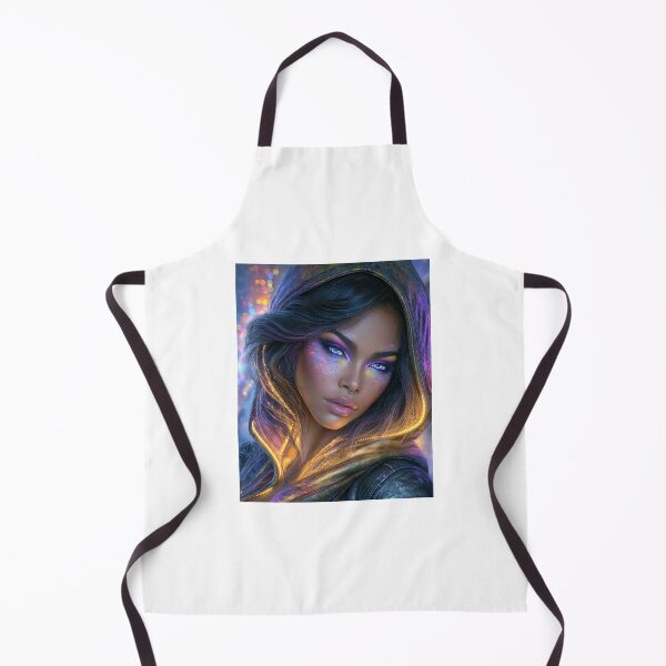 Item preview, Iridescent Glow Portrait – Futuristic Fantasy Makeup and Light Art designed and sold by D Digital Art.