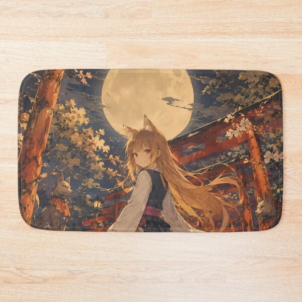 Item preview, Holo Spice and Wolf Moonlit Torii Shrine designed and sold by Dashsopaner.