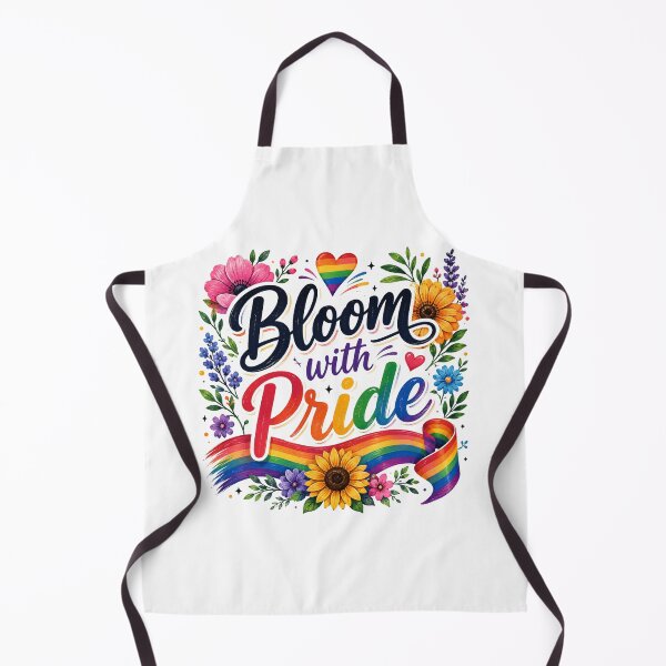 Item preview, Bloom with Pride – Colorful Floral Rainbow Design designed and sold by RJACreative.