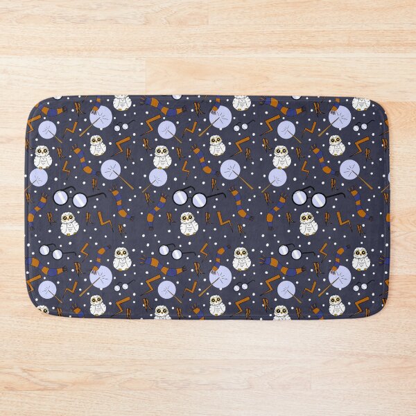 Item preview, Owls, scarfs and glasses blue and copper pattern  designed and sold by RavenAMarie .