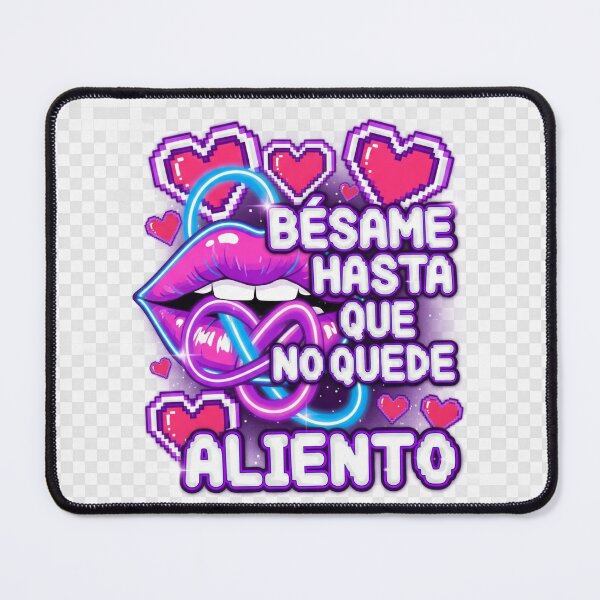 Item preview, Kiss Me Until There's No Breath Left - Neon Lips Pixel Art Retro designed and sold by elglotonmusical.
