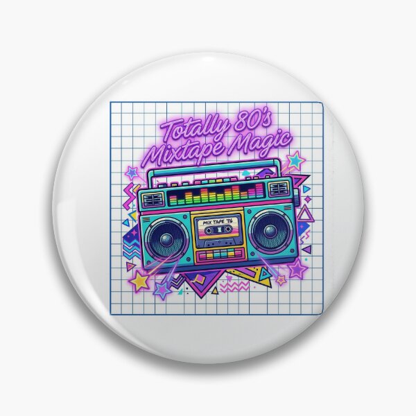 Item preview, Retro Neon Mixtape Boombox designed and sold by BestCoolStuff.