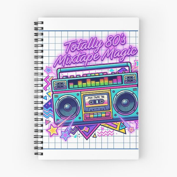 Item preview, Retro Neon Mixtape Boombox designed and sold by BestCoolStuff.