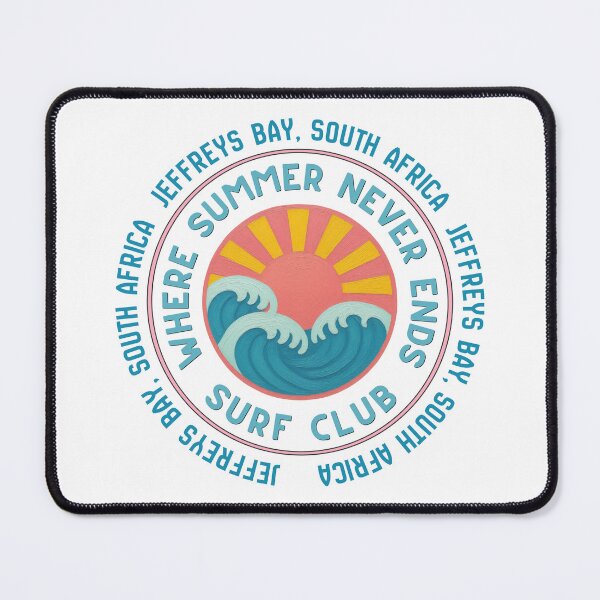 Item preview, Jeffreys Bay South Africa Surf Club Retro Wave Badge designed and sold by DonnaRaine.