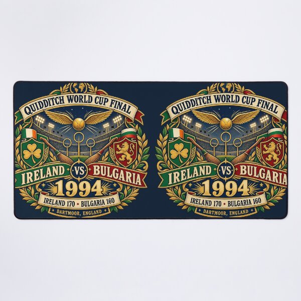 Item preview, Ireland vs Bulgaria 1994 – Quidditch World Cup Final Commemorative Badge designed and sold by thebirdbrand.