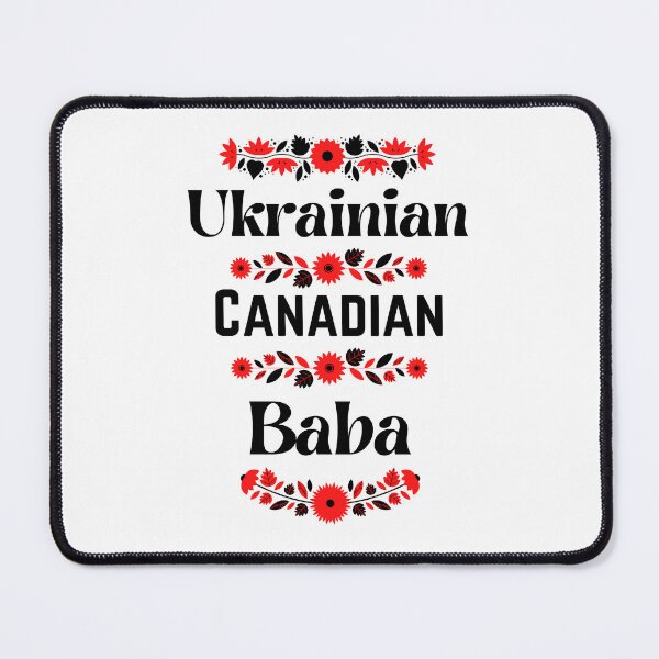 Item preview, Ukrainian Canadian Baba - Floral Embroidery-Inspired Design, Ukraine-Canada Grandmother, Grandma designed and sold by ROB604.