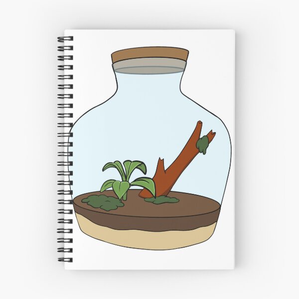 Item preview, Cute Bottle Terrarium Small Plant Stick Aesthetic Art designed and sold by The Soapiest Goat.