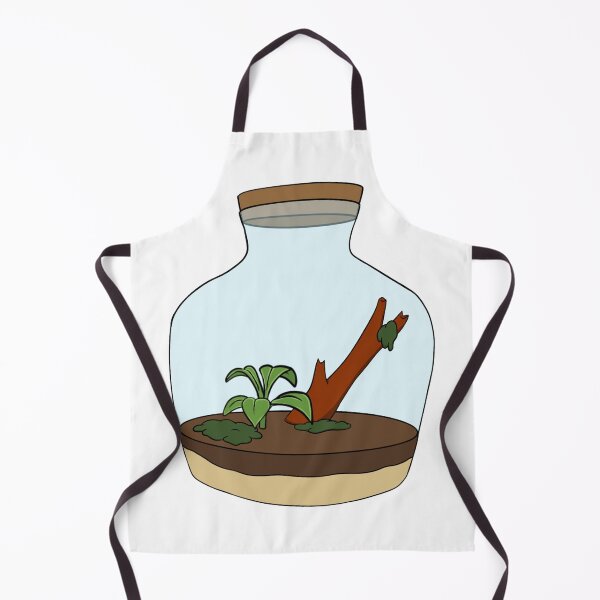 Item preview, Cute Bottle Terrarium Small Plant Stick Aesthetic Art designed and sold by The Soapiest Goat.