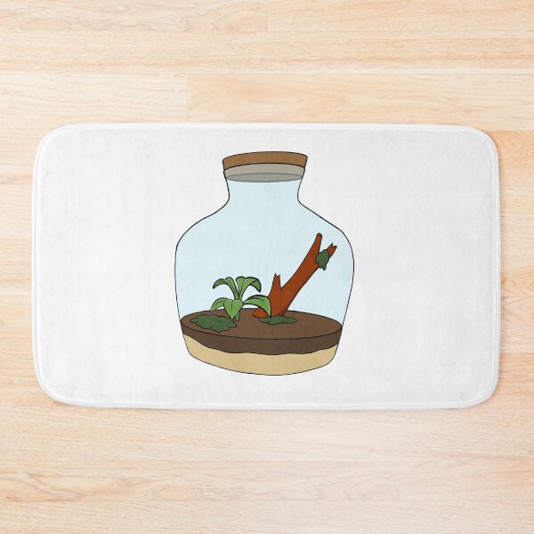 Item preview, Cute Bottle Terrarium Small Plant Stick Aesthetic Art designed and sold by The Soapiest Goat.
