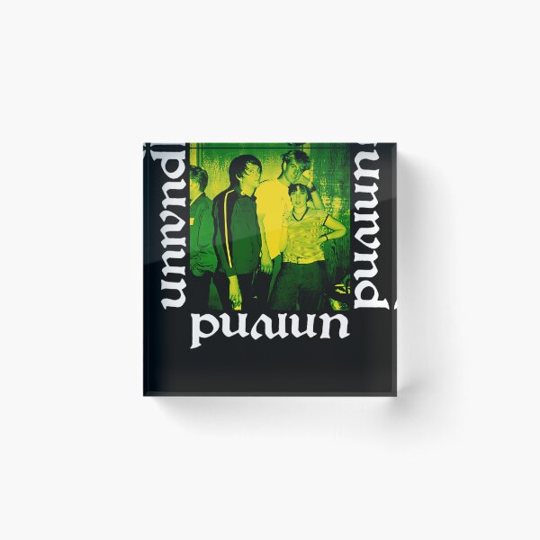 Item preview, Green Yellow Silhouette With White Typography designed and sold by RetroArtCanvas.