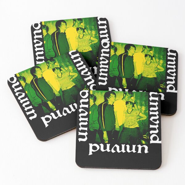 Item preview, Green Yellow Silhouette With White Typography designed and sold by RetroArtCanvas.
