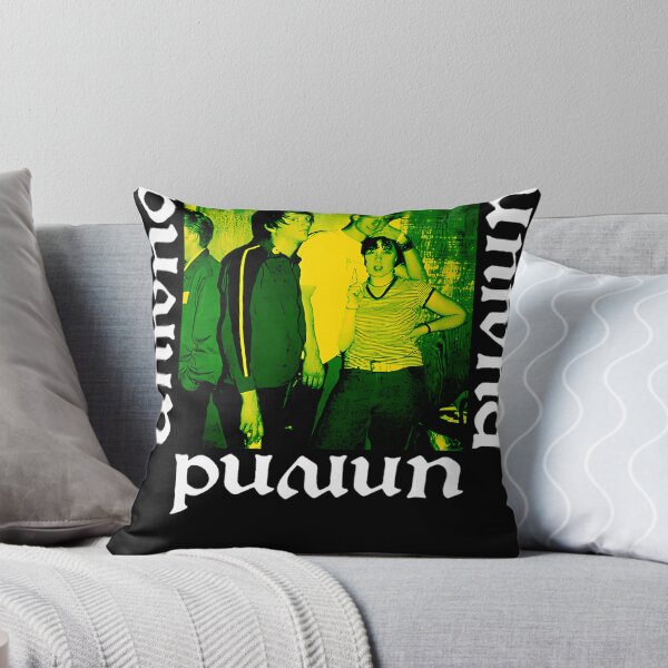 Item preview, Green Yellow Silhouette With White Typography designed and sold by RetroArtCanvas.