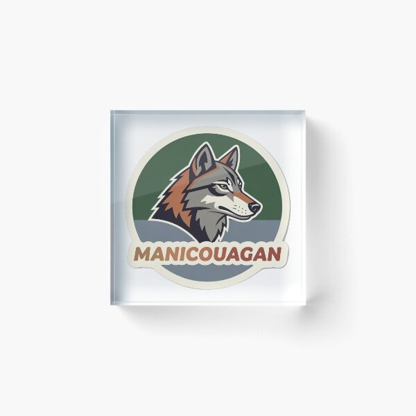 Item preview, Eastern wolf Manicouagan designed and sold by Sparking Synapses.