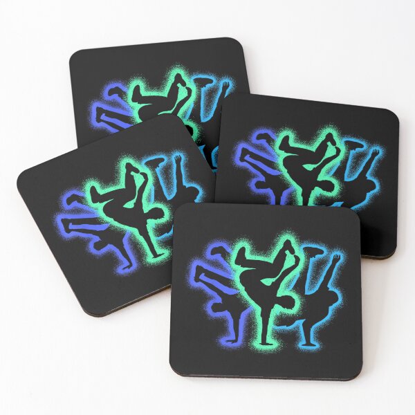Item preview, Breakdance Dance Silhouettes designed and sold by goombi-creative.