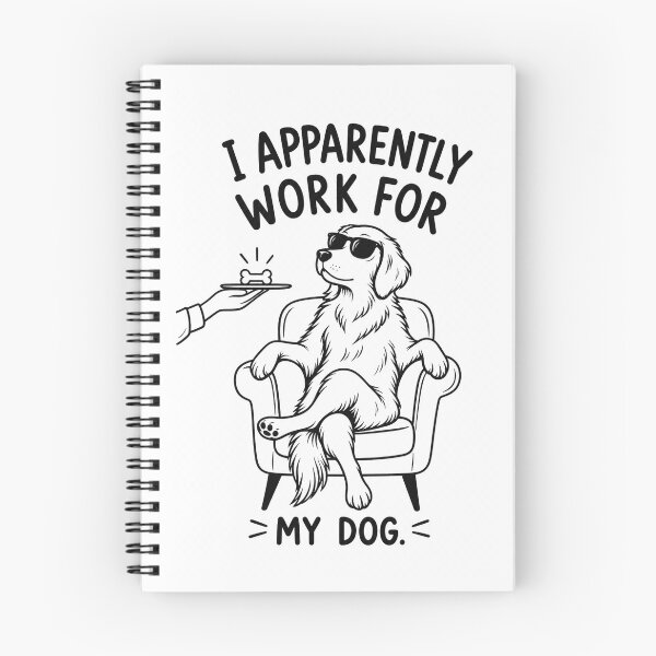 Item preview, I Apparently Work For My Dog Funny Graphic  designed and sold by Retroteez.