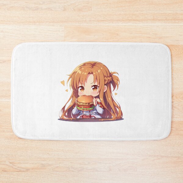 Item preview, Asuna Sword Art Online Kawaii Burger Bite With Sweet Hearts designed and sold by Dashsopaner.