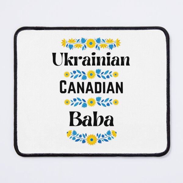 Item preview, Ukrainian Canadian Baba - Floral Embroidery-Inspired Design, Ukraine-Canada Grandmother, Grandma designed and sold by ROB604.