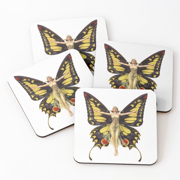Item preview, The Flapper Print, Vintage Art Deco Butterfly Woman, 1920s Life Magazine Cover, Roaring Twenties Decor designed and sold by RickE.