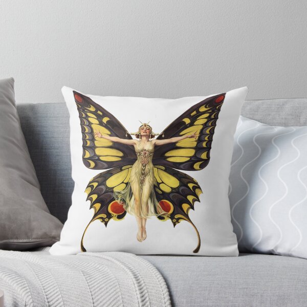 Item preview, The Flapper Print, Vintage Art Deco Butterfly Woman, 1920s Life Magazine Cover, Roaring Twenties Decor designed and sold by RickE.