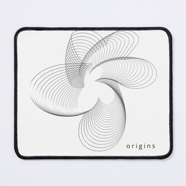 Item preview, Geometric flower with interlaced lines designed and sold by ORIGINS LINES.