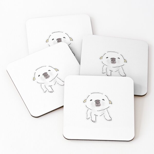 Item preview, Cute Little Fluffy White Puppy designed and sold by raun.draw.