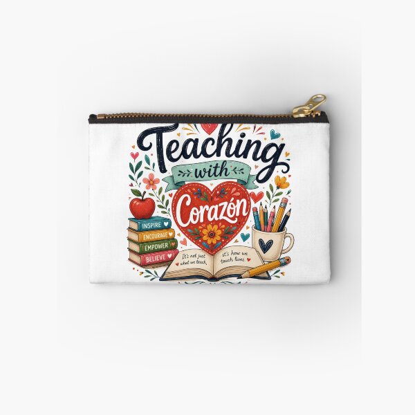 Item preview, Teaching with Corazón – Teacher Appreciation Design designed and sold by RJACreative.