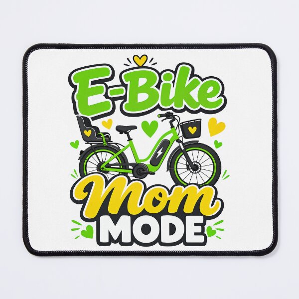 Item preview, E‑Bike Mom Mode Electric Bike Mother Shirt designed and sold by OMNITeeSigns.