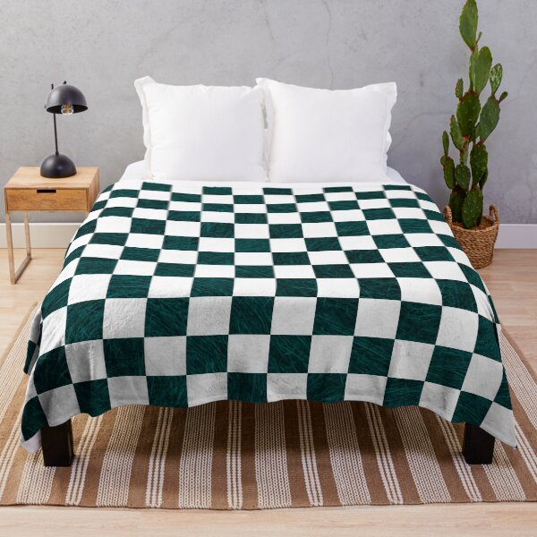 Item preview, Deep Aqua, Teal Green Hay Textured ChessBoard Checkered designed and sold by WD-Artist.