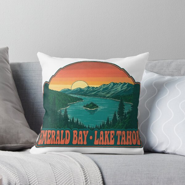 Item preview, Emerald Bay Lake Tahoe Retro Vintage Travel designed and sold by JIGUWORLD.