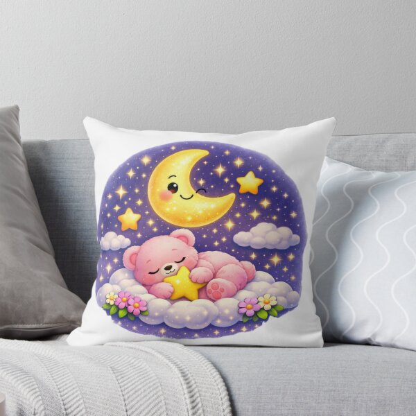 Item preview, “Osito Soñador Kawaii – Dulces Sueños en las Nubes” designed and sold by yuliettestore.