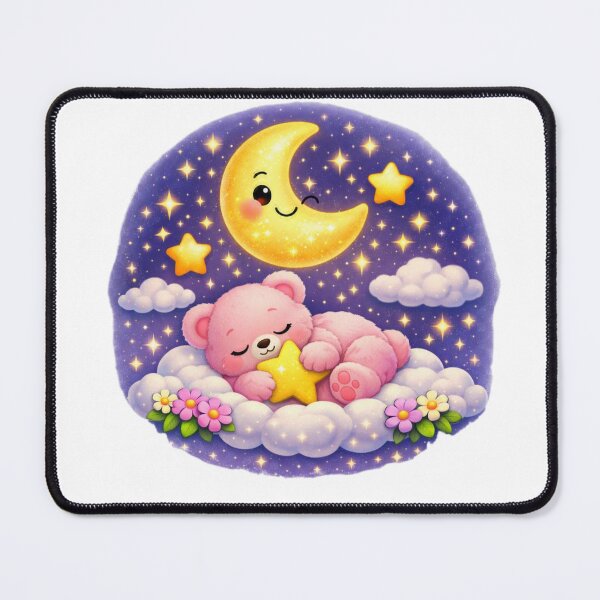 Item preview, “Osito Soñador Kawaii – Dulces Sueños en las Nubes” designed and sold by yuliettestore.