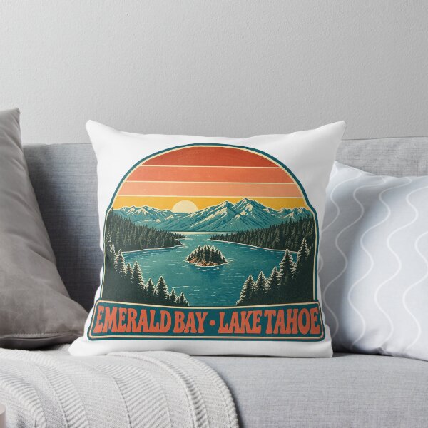 Item preview, Emerald Bay Lake Tahoe Retro Vintage Travel designed and sold by JIGUWORLD.