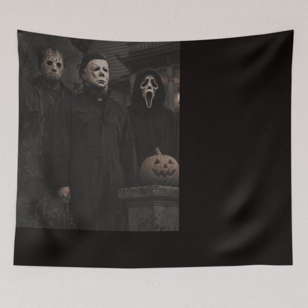 Item preview, Michael Myers Tshirts Jason Voorhees Ghost Face Slasher Horror Halloween designed and sold by Hydlaaksmndriss.