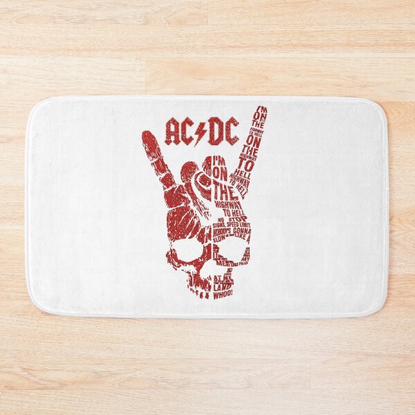 Item preview, ACDC Highway To Hell Lyrics Skull Rock On Hand Tour Graphic designed and sold by Unique personality⭐⭐⭐⭐⭐.