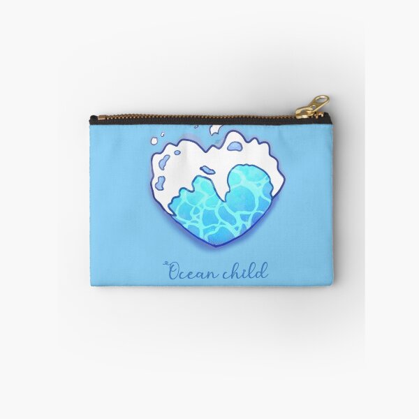 Item preview, Ocean Child Heart Wave Quote Aesthetic Design designed and sold by blue witch art.