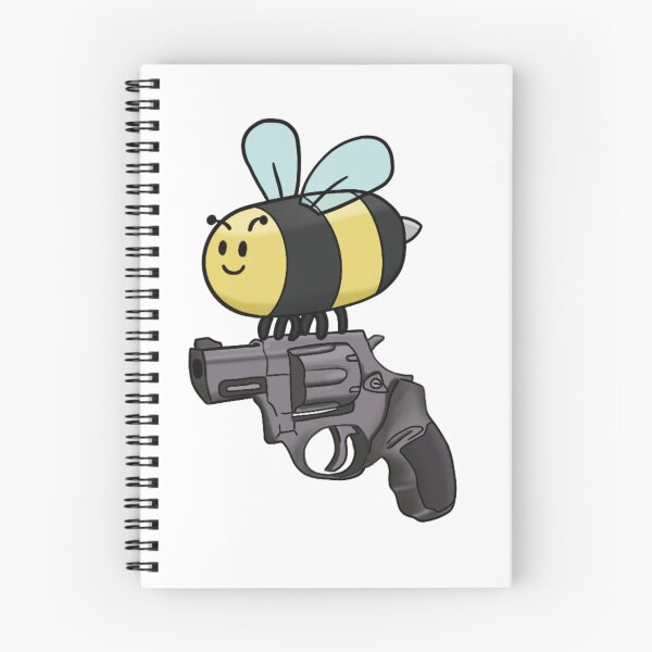 Item preview, Funny Bee With A Gun Cartoon Insect Humor designed and sold by The Soapiest Goat.