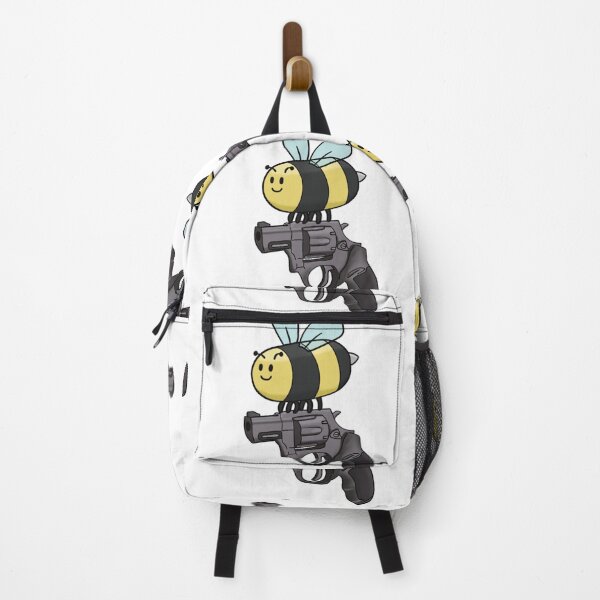 Item preview, Funny Bee With A Gun Cartoon Insect Humor designed and sold by The Soapiest Goat.