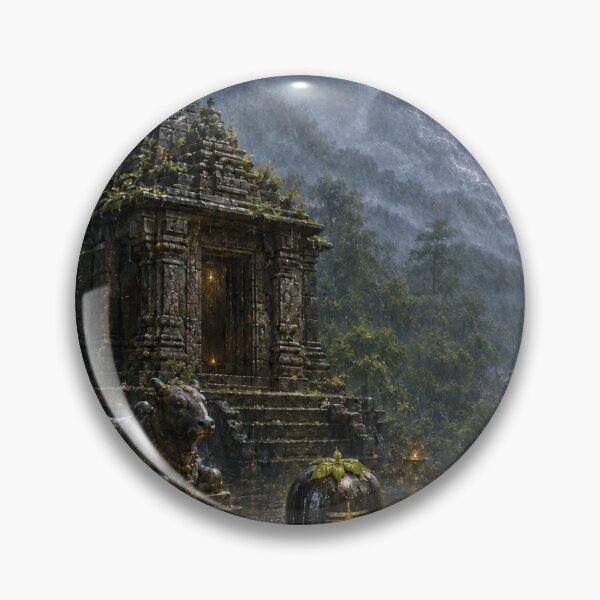 Item preview, 12 Jyotirlinga Series - Bhimashankar Jyotirlinga & Mahadev in the Sahyadri Monsoon designed and sold by Homyar.
