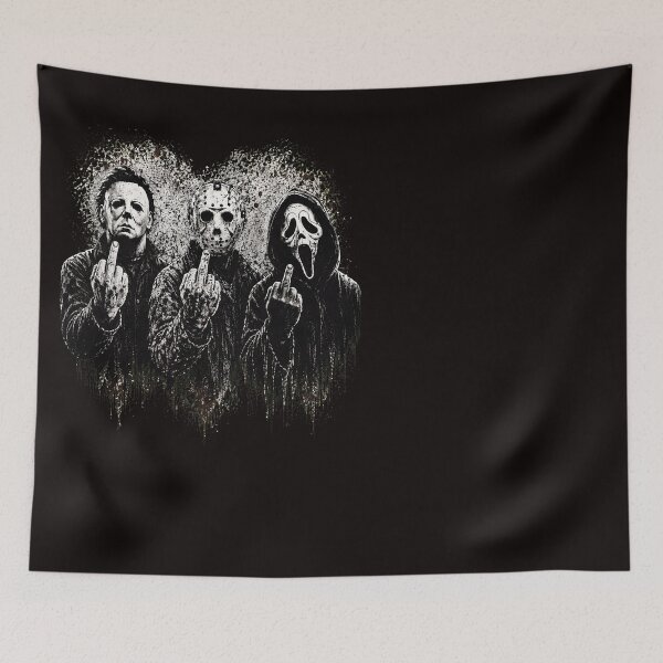 Item preview, Michael Myers Tshirts Jason Voorhees Ghost Face Retro Horror Movie Halloween Fan designed and sold by Hydlaaksmndriss.