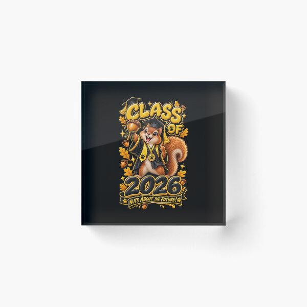 Item preview, Class of 2026 Funny Squirrel Graduation T Shirt designed and sold by cozydrops.